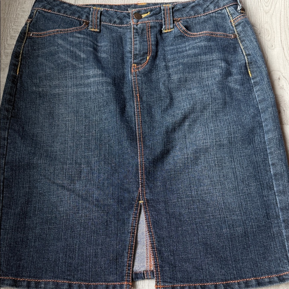 Apt 9 Stretch Denim Pencil Skirt Size 10. CAJA # 1   D‎